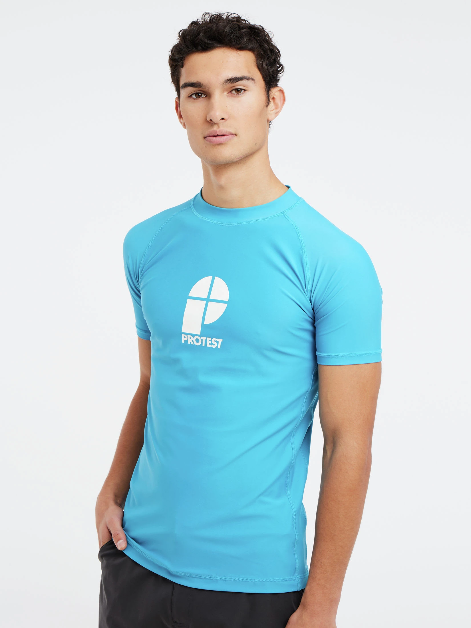 Protest Rashguard Short Sleeve " PRTCATER In JayBlue 4 Protest Rashguard Short Sleeve " PRTCATER In JayBlue – Bild 2