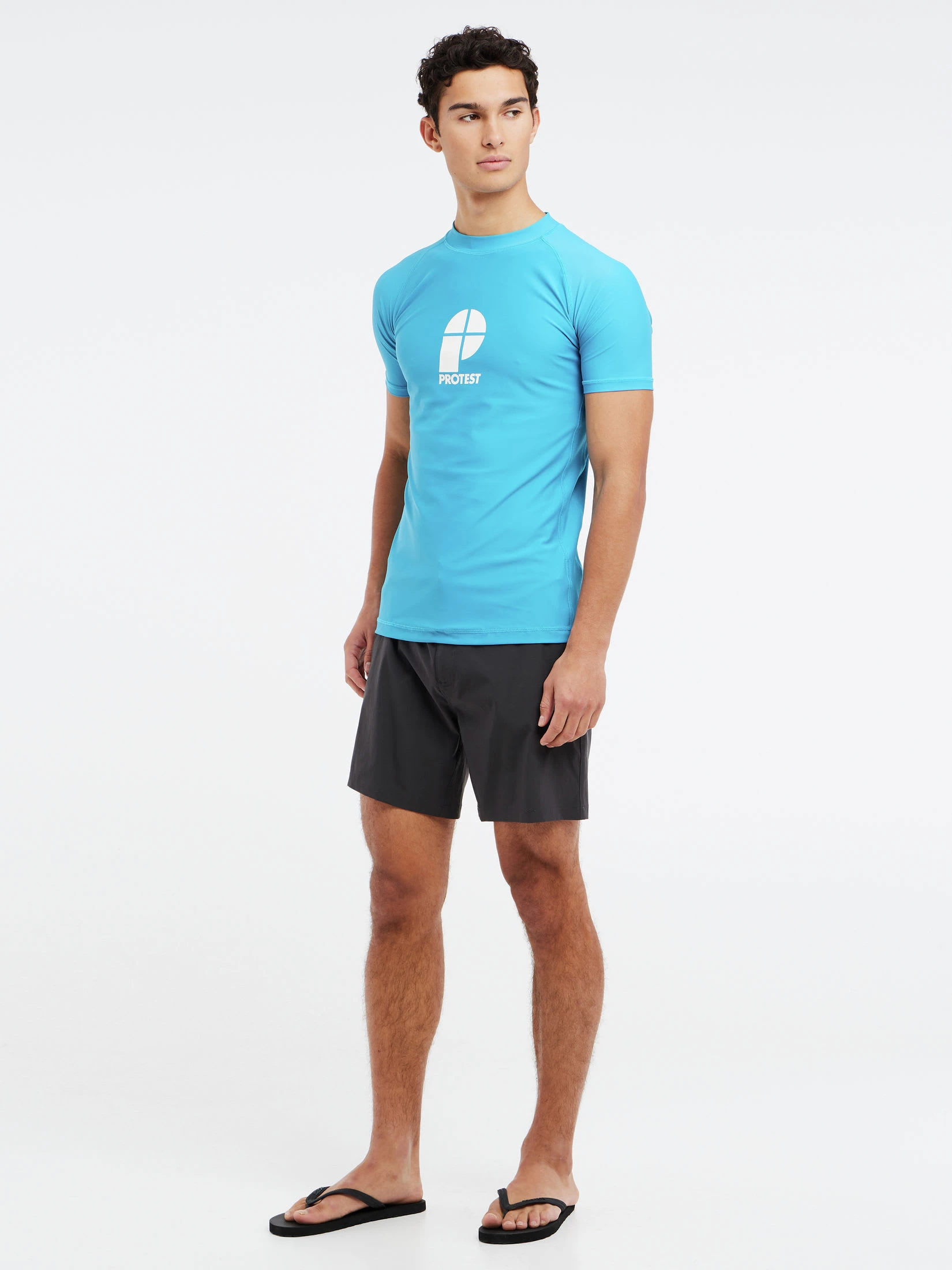 Protest Rashguard Short Sleeve " PRTCATER In JayBlue 5 Protest Rashguard Short Sleeve " PRTCATER In JayBlue – Bild 3