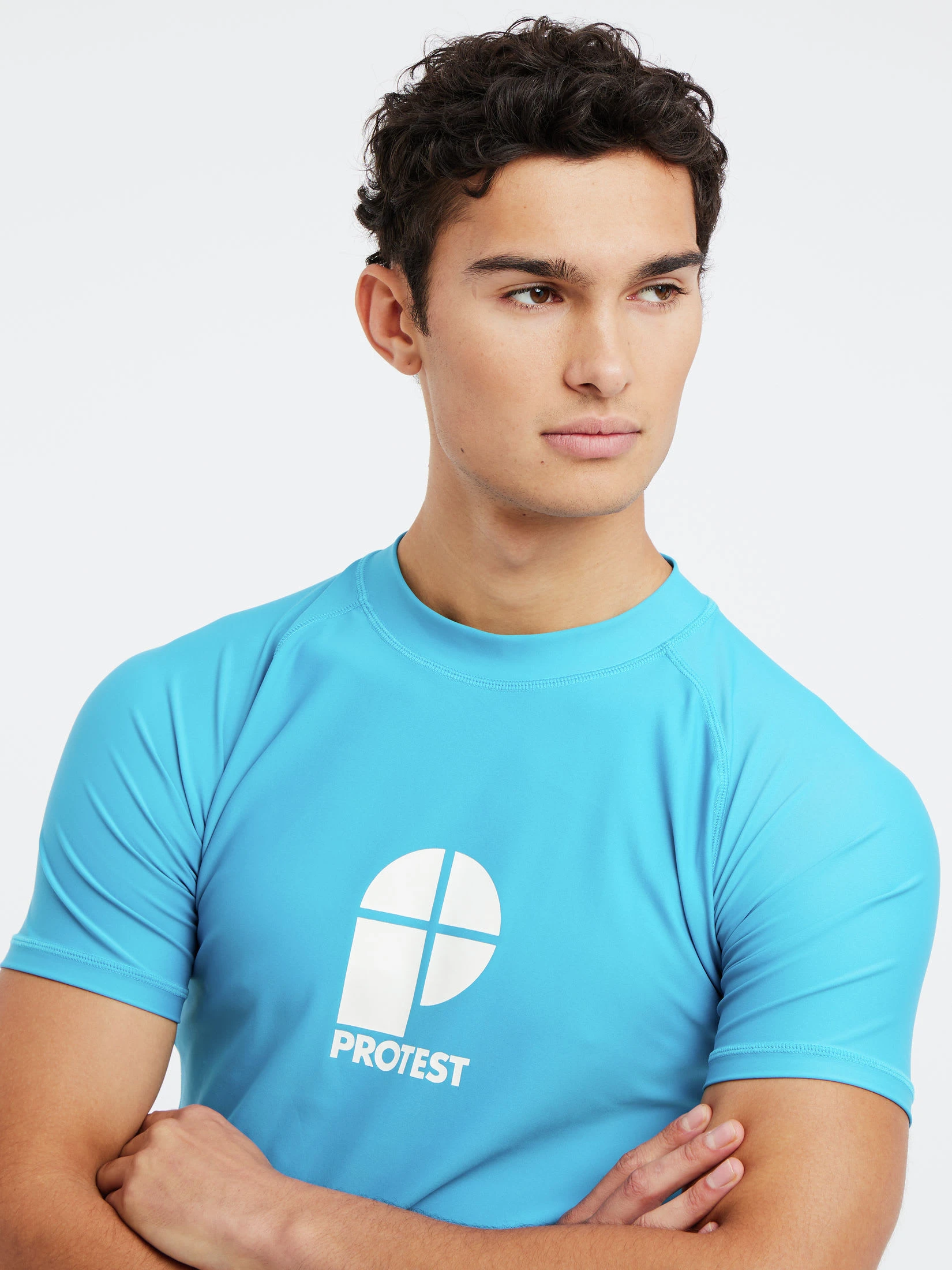 Protest Rashguard Short Sleeve " PRTCATER In JayBlue 8 Protest Rashguard Short Sleeve " PRTCATER In JayBlue – Bild 6