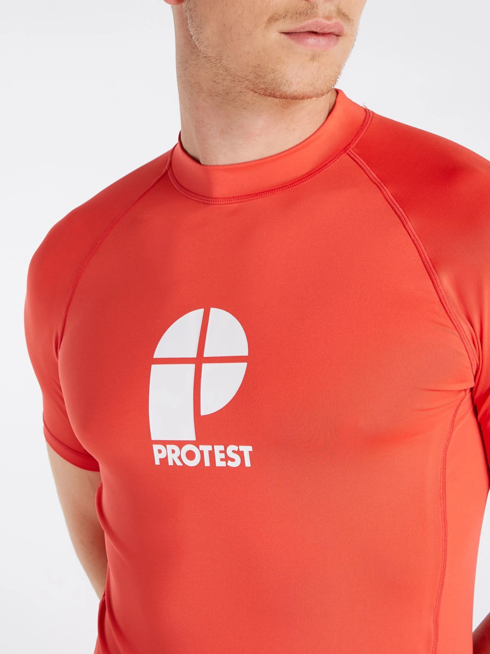 Protest Rashguard Short Sleeve " PRTCATER In Tomato 7 Protest Rashguard Short Sleeve " PRTCATER In Tomato – Bild 5
