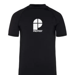 Protest Rashguard Short Sleeve " PRTCATER In True Black