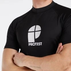 Protest Rashguard Short Sleeve " PRTCATER In True Black 12 Protest Rashguard Short Sleeve " PRTCATER In True Black -protest shop protest rashguard short sleeve prtcater in true black 4