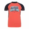 Protest Rashguard Short Sleeve " PRTFREZZ JR In New Coralpink -protest shop protest rashguard short sleeve prtfrezz jr in new coralpink