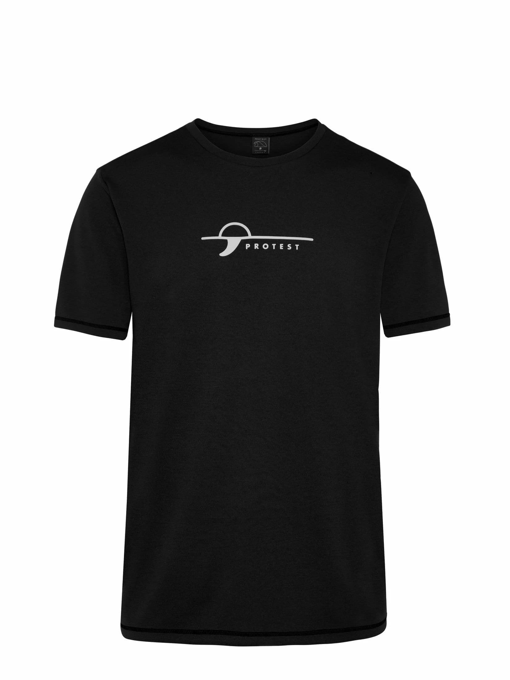 Protest Rashguard Short Sleeve " PRTLEGUNDI In True Black 3 Protest Rashguard Short Sleeve " PRTLEGUNDI In True Black