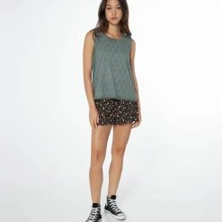 Protest Singlet " PRTJONNY In Glass Bottlegreen 11 Protest Singlet " PRTJONNY In Glass Bottlegreen -protest shop protest singlet prtjonny in glass bottlegreen 2