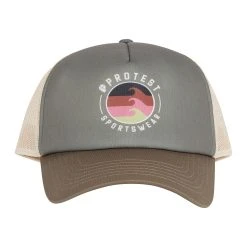 Protest Snapback Cap " PRTMARKBY In Artichoke Green