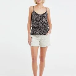 Protest Spaghetti Top " PRTKIAWAH In True Black -protest shop protest spaghetti top prtkiawah in true black 2