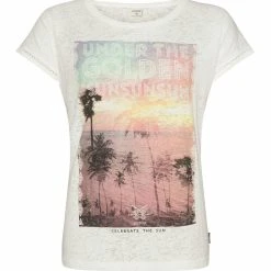 Protest T-shirt " ELLES In Seashell