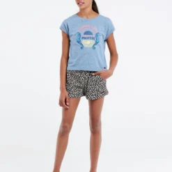 Protest T-shirt " PRTGINGER JR In Heaven Blue -protest shop protest t shirt prtginger jr in heaven blue 2