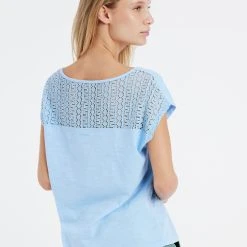 Protest T-shirt " PRTNICE In Chambray Blue 12 Protest T-shirt " PRTNICE In Chambray Blue -protest shop protest t shirt prtnice in chambray blue 3