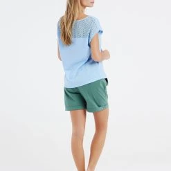 Protest T-shirt " PRTNICE In Chambray Blue 15 Protest T-shirt " PRTNICE In Chambray Blue -protest shop protest t shirt prtnice in chambray blue 6