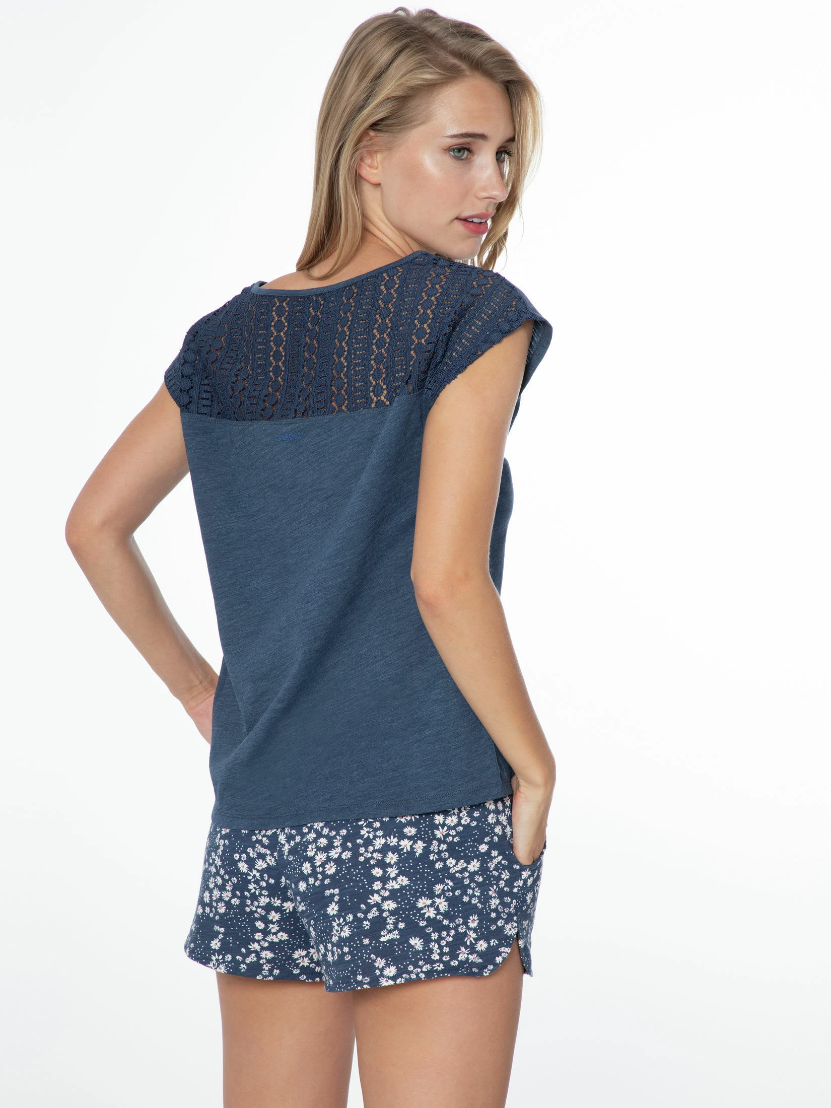 Protest T-shirt " PRTNICE In Deep Seablue 6 Protest T-shirt " PRTNICE In Deep Seablue – Bild 4