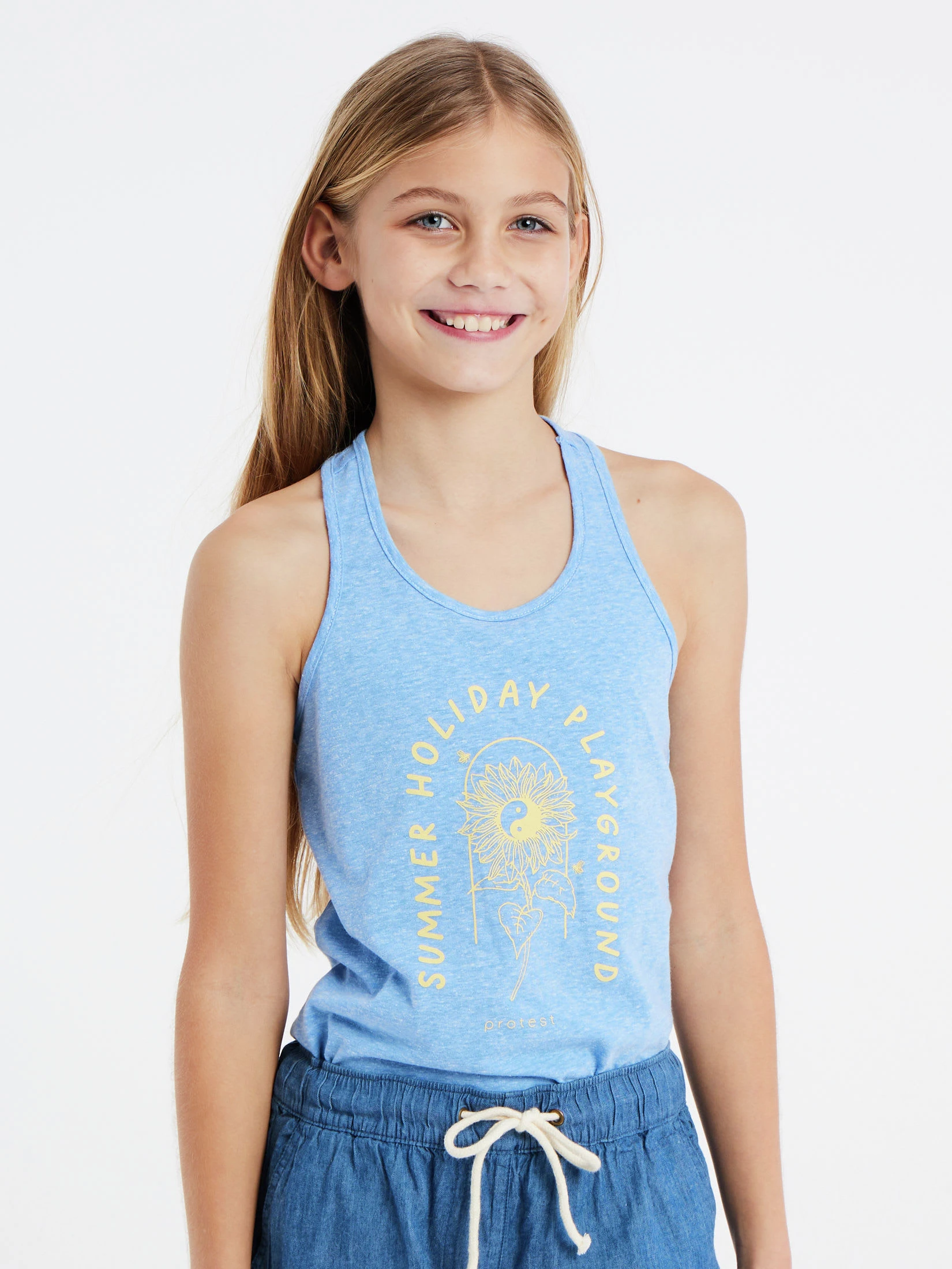 Protest Tanktop " PRTBAMBOO JR In Havasublue 4 Protest Tanktop " PRTBAMBOO JR In Havasublue – Bild 2