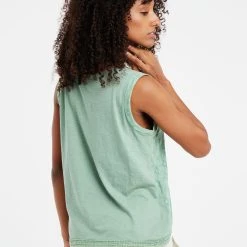 Protest Tanktop " PRTJONNY In Green Baygreen 12 Protest Tanktop " PRTJONNY In Green Baygreen -protest shop protest tanktop prtjonny in green baygreen 3