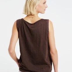 Protest Tanktop " PRTJONNY In Raisinbrown -protest shop protest tanktop prtjonny in raisinbrown 3