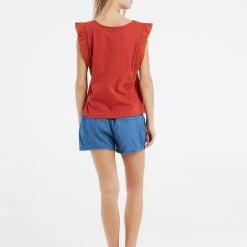 Protest Tanktop " PRTPYRITE In Chilirust -protest shop protest tanktop prtpyrite in chilirust 5