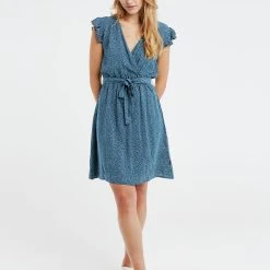 Protest Wickelkleid " PRTAUKAI In Heaven Blue -protest shop protest wickelkleid prtaukai in heaven blue 2