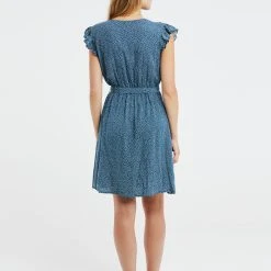 Protest Wickelkleid " PRTAUKAI In Heaven Blue -protest shop protest wickelkleid prtaukai in heaven blue 6