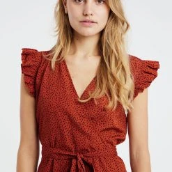 Protest Wickelkleid " PRTWALLEY In Chilirust 14 Protest Wickelkleid " PRTWALLEY In Chilirust -protest shop protest wickelkleid prtwalley in chilirust 5