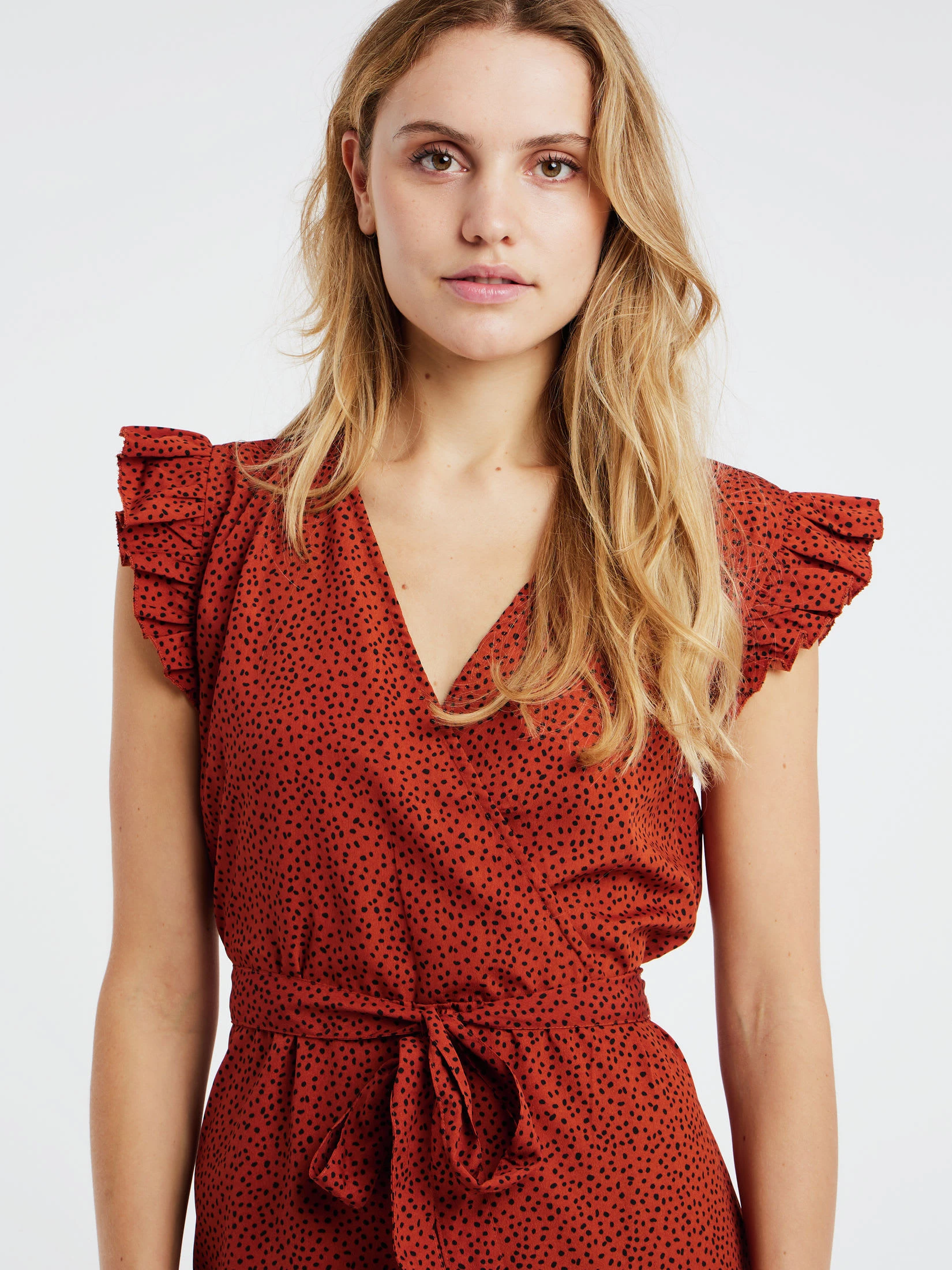 Protest Wickelkleid " PRTWALLEY In Chilirust 8 Protest Wickelkleid " PRTWALLEY In Chilirust – Bild 6